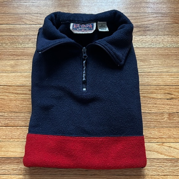 Vintage Nevada Jeanswear Fleece / Medium / Quarter Zip Pullover - Picture 8 of 8